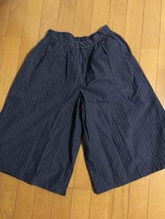 ローリーズファーム♡ガウチョパンツ♡ストライプ♡ネイビー♡FREE SIZE♡のサムネイル