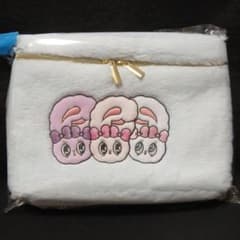 エスターバニー　プラチナムザッカ　ふわふわバニティポーチ　ブルー　新品　タグ付き