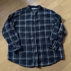 HEART MARKET 黒緑と白のチェック長袖シャツのサムネイル