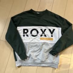 ROXY 長袖スウェットシャツ グリーン/グレーのサムネイル
