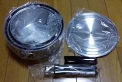 【JJ様専用】フォリアス ワンタッチクッカー鍋3点セット FM-8157のサムネイル