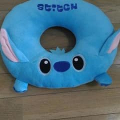 スティッチ：丸形クッションのサムネイル