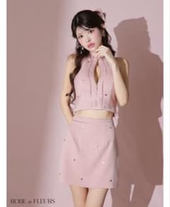 ROBE de FLEURS セットアップ ピンク - メルカリ