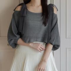 2wayメッシュリボントップスのサムネイル