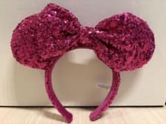 ディズニー ミッキー型カチューシャ ピンクのサムネイル