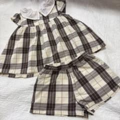 プティマイン チェック柄セットアップのサムネイル