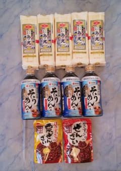 【お得‼️】島の光そうめん+つゆ他食品セットのサムネイル