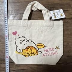 고양이 아츠메 미니 토트 백