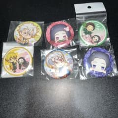 鬼滅の刃 缶バッジ 6点セットのサムネイル