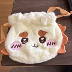 クリーム色キャラクターポーチのサムネイル