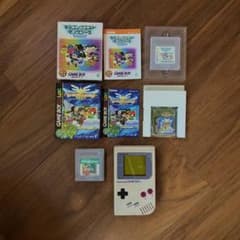 初代ゲームボーイ本体とカセットのセット / 箱と説明書あり - メルカリ