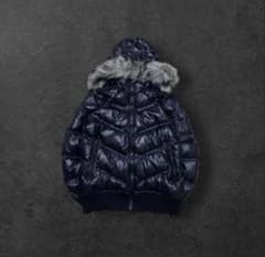 y2k 00s old uniqloファー ダウンジャケット 平成 3way - メルカリ