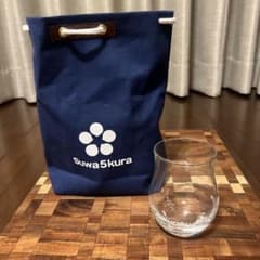 諏訪五蔵の日本酒グラスと巾着袋のサムネイル