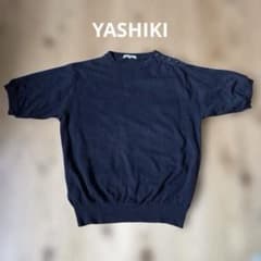 YASHIKI 難あり特価 半袖コットンニットTシャツ バルーンスリーブのサムネイル