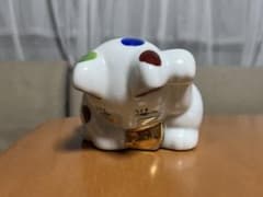 陶器製 招き猫 置物のサムネイル