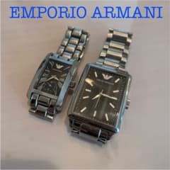 エンポリオアルマーニ　EMPORIO ARMANI ペアウォッチ　ジャンク品のサムネイル