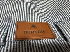 BURTON スノーボード ビブパンツ ヒッコリーストライプ Mのサムネイル