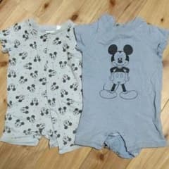 ミッキーマウス ロンパースセット 6month-9monthのサムネイル