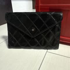 シャネル ビコローレ マトラッセ ラムスキン 二つ折り 財布 ココマーク 黒 正規品CHANEL ビコローレ マトラッセ 二つ折り財布 ココマーク