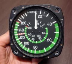 自衛隊 航空 計器 速度計 ミリタリー AIRSPEEDのサムネイル