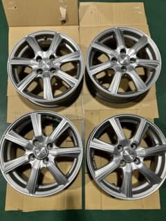 直接取引限定 15インチ シルバー アルミホイール 5スポーク PRDのサムネイル