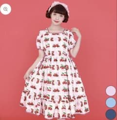 Melody Basket Fresh Cherryスクエアネックワンピース - メルカリ