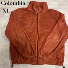 Columbia XL オレンジ ジップアップジャケットのサムネイル