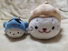 しろたん　2種　ぬいぐるみ　キャラクターのサムネイル