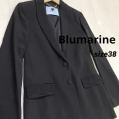 美品Blumarine ブルマリン ポケットレース付き ジャケット ブラック38 