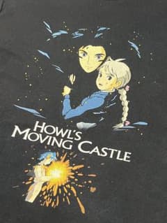 ハウルの動く城 ハウル ソフィー Tシャツ ジブリ 黒 Lサイズのサムネイル