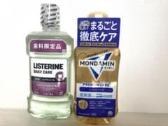 リステリン歯科限定品 & モンダミンプレミアムケア2本セットのサムネイル