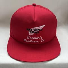 デッドストックRED WING レッドウィング キャップ 帽子 帽子 USA製