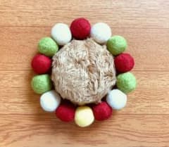 犬用　xmasリース　チョーカー　メリークリスマス！　軽いですよのサムネイル