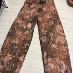 ブリーチ加工 ワイドデニムパンツのサムネイル