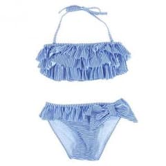 ストライプフリルバンドゥービキニ新品のサムネイル