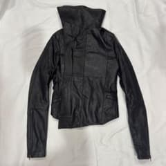civarize ekam系　レザージャケット　archive お兄系 ハイネック 変形 EKAM激似 レザージャケット - メルカリ