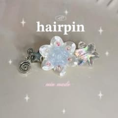 『Flower hairclip 』 by min made フラワークリップのサムネイル