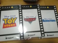 PIXAR 픽사 Happy 복권 L상 카드 컬렉션 3종