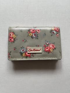 【2/3限定価格CathKidson】カードケース　名刺入れ　花柄グレーのサムネイル