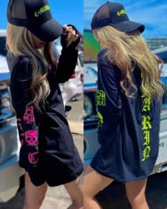 専用。 C.marin  ネオンロゴロングTシャツ M 2枚セットのサムネイル