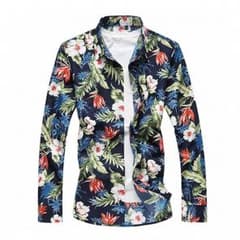花柄シャツ アロハシャツ アメカジ 長袖 大きいサイズのサムネイル