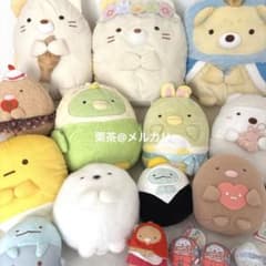 [스미코구라시] 봉제인형 마스코트와 가게 시로쿠마 고양이 외 정리 판매