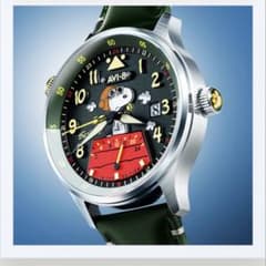 ＡＶＩ－８ スヌーピー 限定530本 フライイングエース ＧＭＴ パイロット時計 AVI-8 スヌーピー 限定530本 フライングエース グリーン - メルカリ