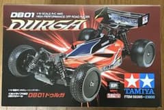 タミヤ1/10RC DB01 ドゥルガバルドルボディパーツセット、ホイール付き