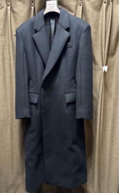 prada チェスターコート 22aw 2022fw ウール アウター ブラック - メルカリ