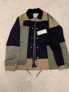 (限定値下)sacai Fabric Combo Blouson 三浦翔平さん着のサムネイル