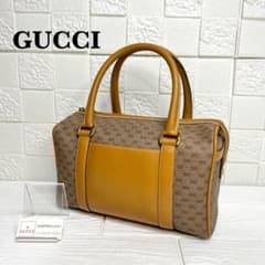 ✨極美品✨☘️GUCCI☘️✨ミニボストンバッグ✨マイクロGG✨PVCレザー 