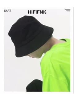 hififnk バケットハット 黒のサムネイル