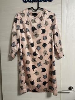 mmts マミタス　猫だらけワンピースのサムネイル