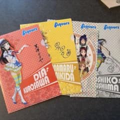 ラブライブサンシャイン　クリアファイル　4枚セットのサムネイル